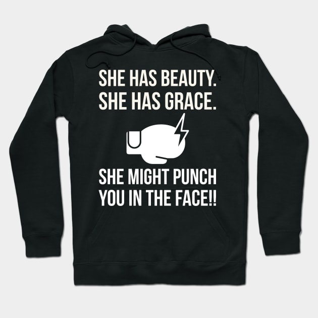 She has Beauty She has Grace Hoodie by madeinchorley